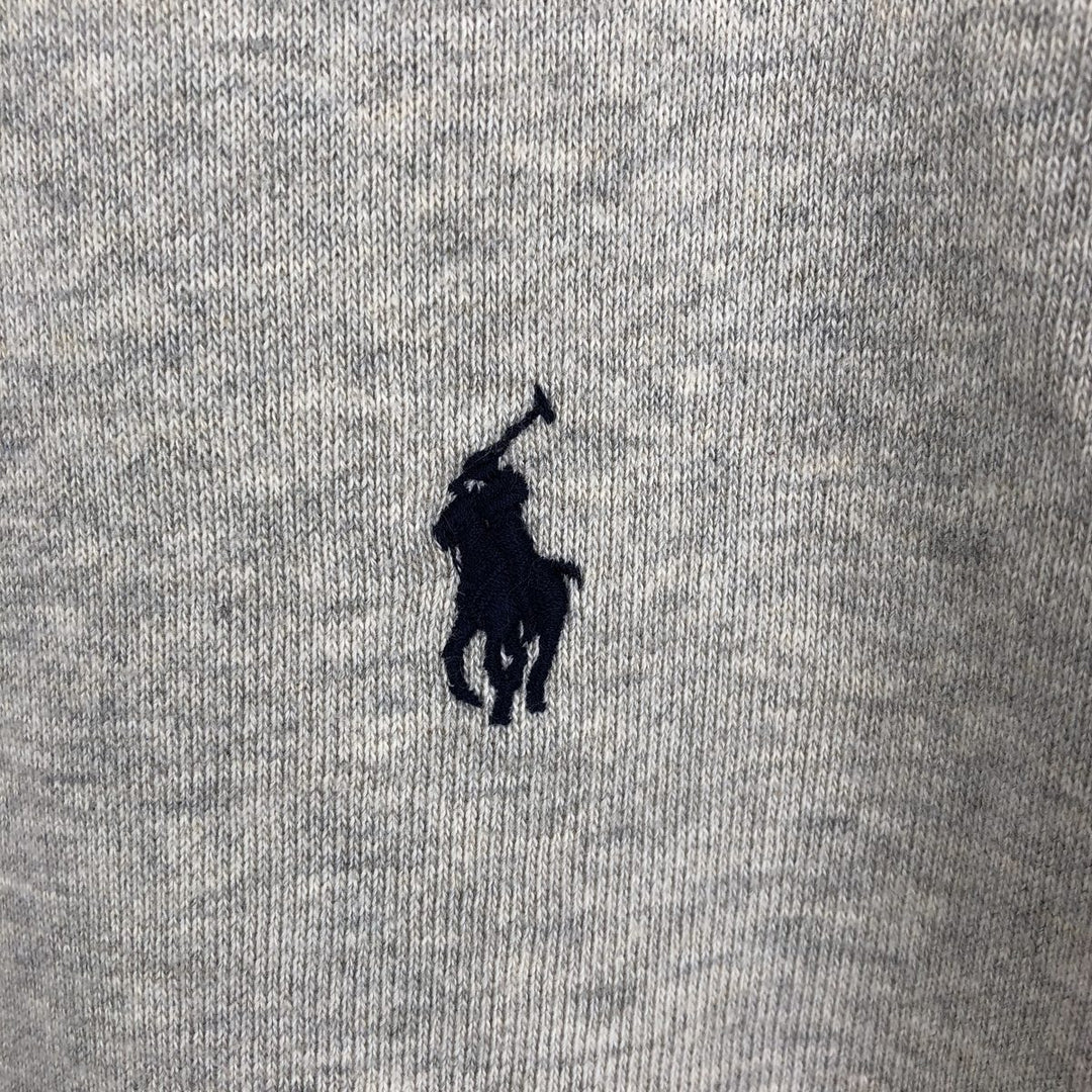 Ralph Lauren sweatshirt full-zip hoodie, men's size XXL (approx.) cotton gray type Vintage Second Hand