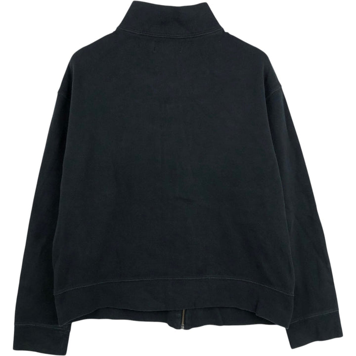 Ralph Lauren POLO by Ralph Lauren Full-Zip Sweatshirt, Men's Size L (Equivalent), Short Length cotton black type Vintage Second Hand
