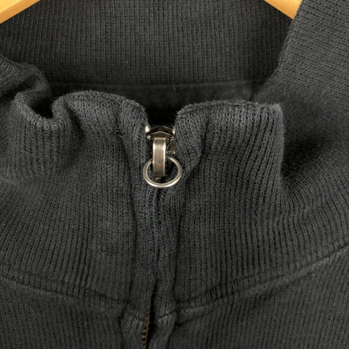 Ralph Lauren POLO by Ralph Lauren Full-Zip Sweatshirt, Men's Size L (Equivalent), Short Length cotton black type Vintage Second Hand