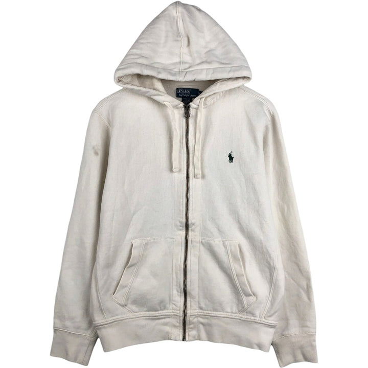 Ralph Lauren POLO by Ralph Lauren Sweat Full Zip Hoodie Men's L size cotton white type Vintage Second Hand