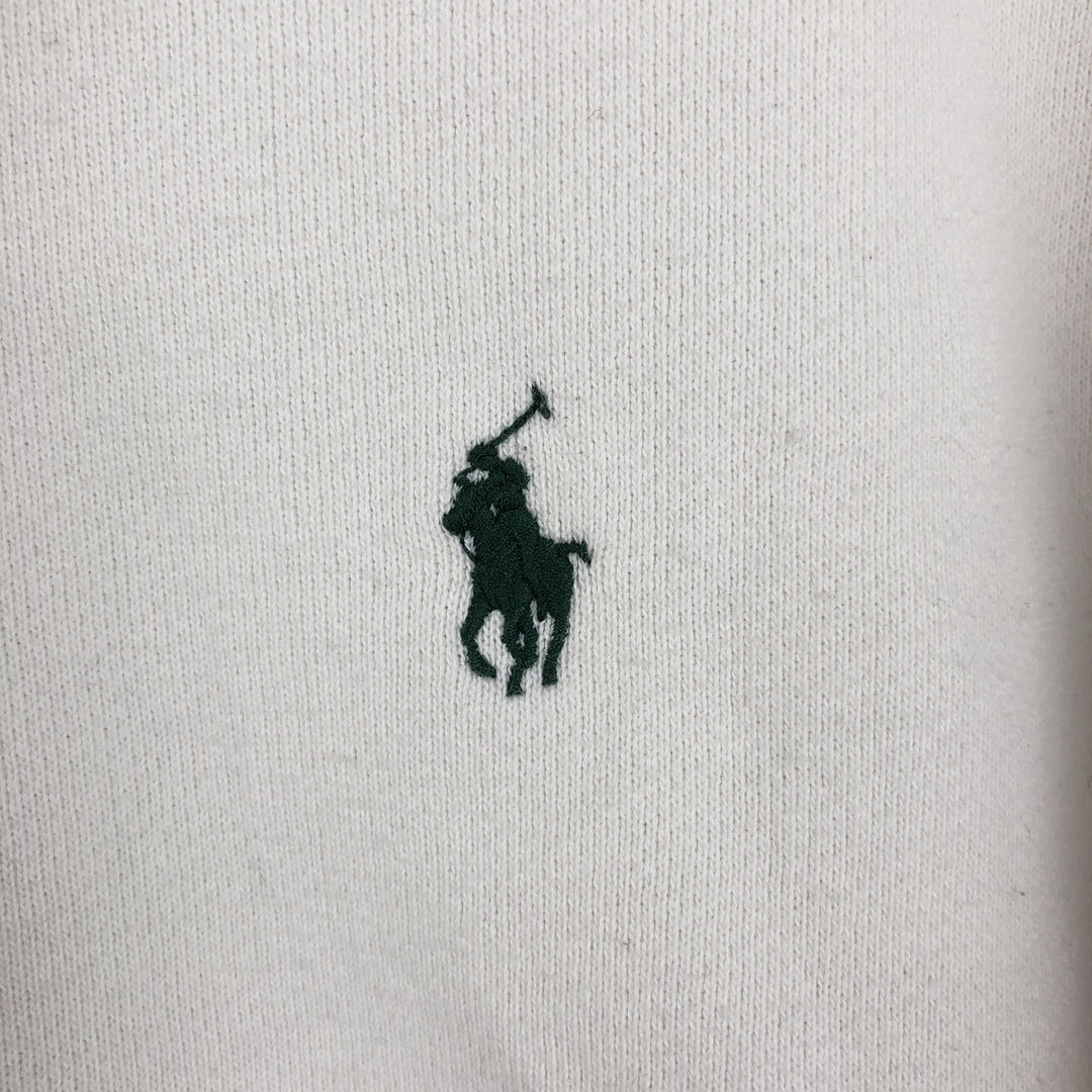 Ralph Lauren POLO by Ralph Lauren Sweat Full Zip Hoodie Men's L size cotton white type Vintage Second Hand