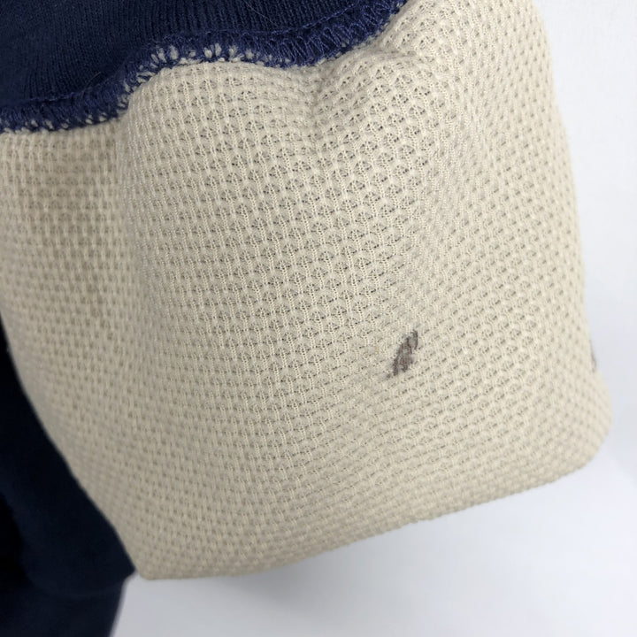 2000'S Carhartt Thermal Liner Sweat Full-Zip Hoodie, Men's XXL equivalent. cotton navy blue type Vintage Second Hand