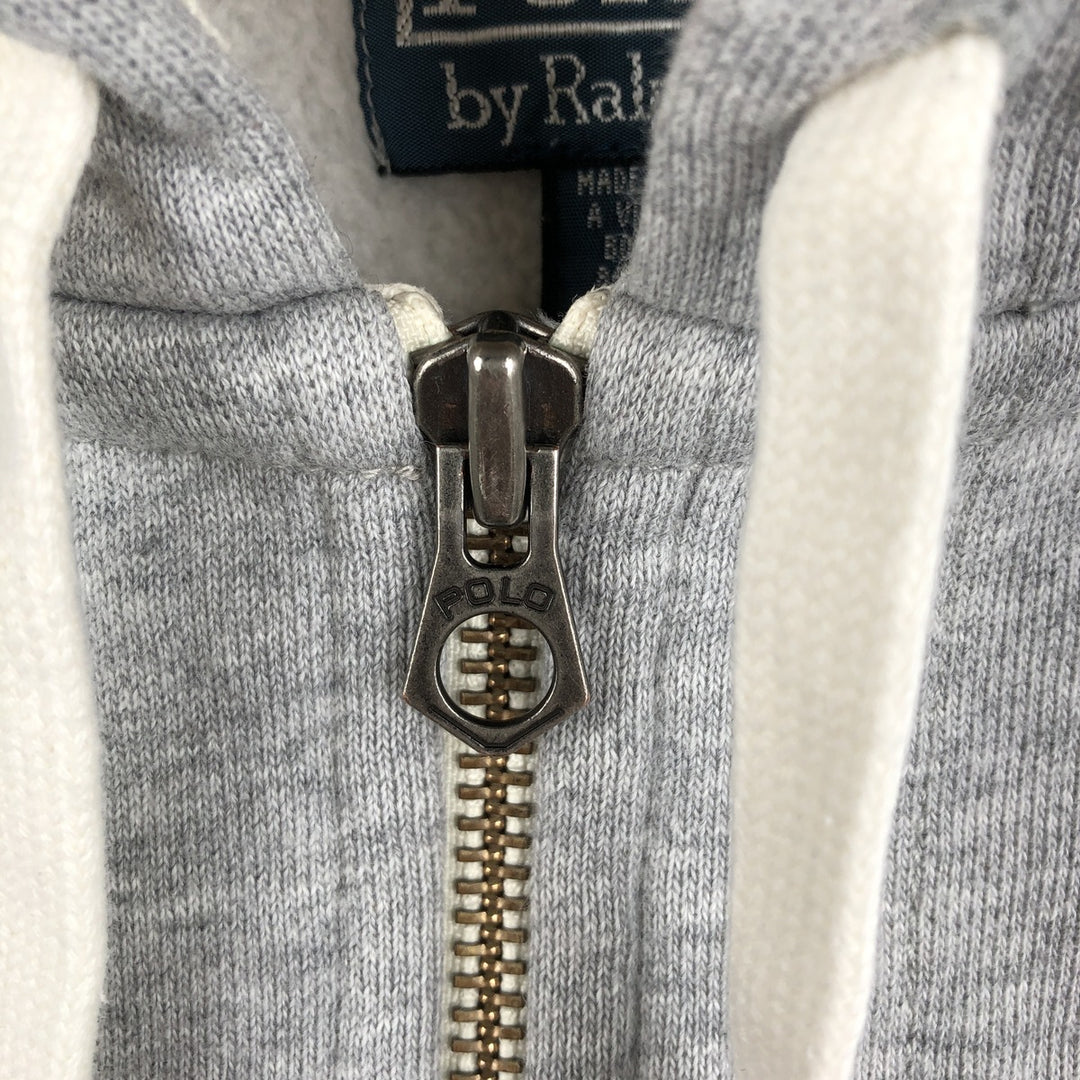 Ralph Lauren POLO by Ralph Lauren Sweat Full Zip Hoodie Men's M cotton gray type Vintage Second Hand