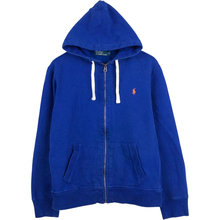 Ralph Lauren POLO by Ralph Lauren Sweat Full Zip Hoodie Men's XL cotton blue type Vintage Second Hand