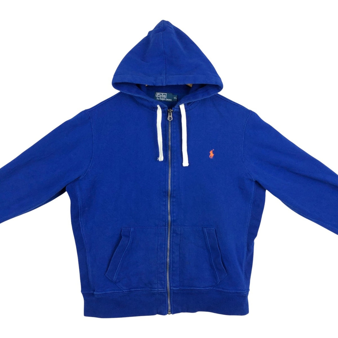 Ralph Lauren POLO by Ralph Lauren Sweat Full Zip Hoodie Men's XL cotton blue type Vintage Second Hand