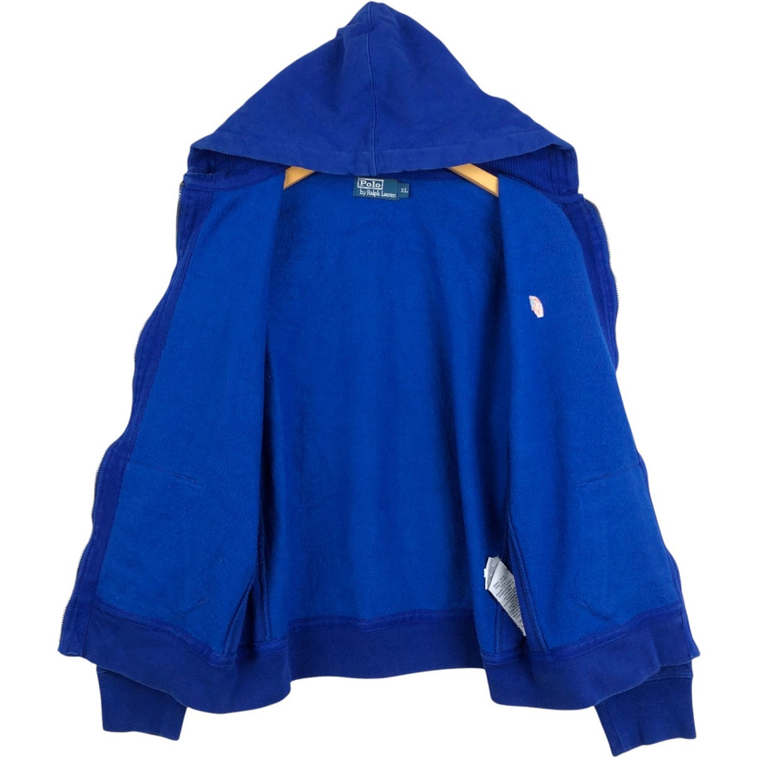 Ralph Lauren POLO by Ralph Lauren Sweat Full Zip Hoodie Men's XL cotton blue type Vintage Second Hand
