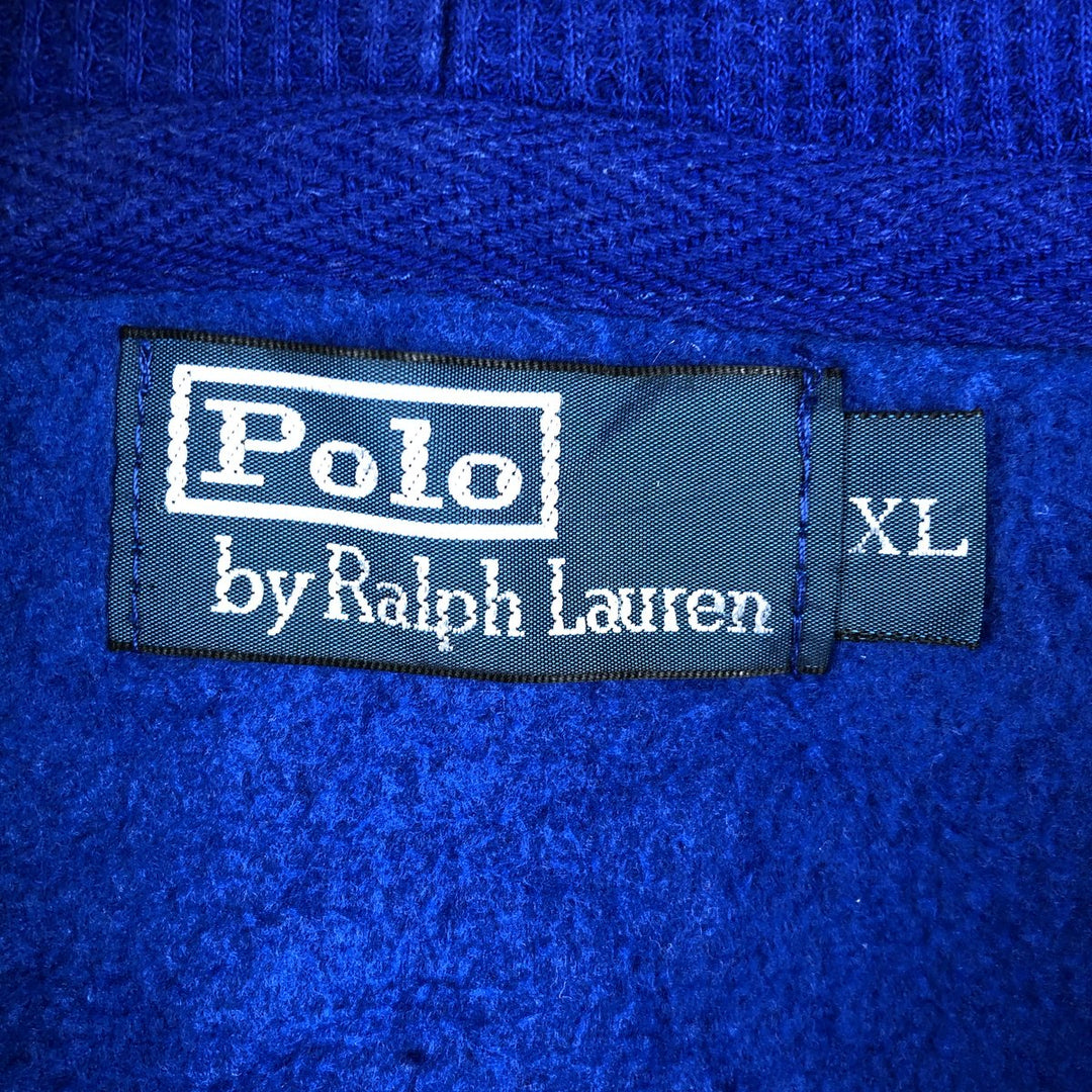 Ralph Lauren POLO by Ralph Lauren Sweat Full Zip Hoodie Men's XL cotton blue type Vintage Second Hand