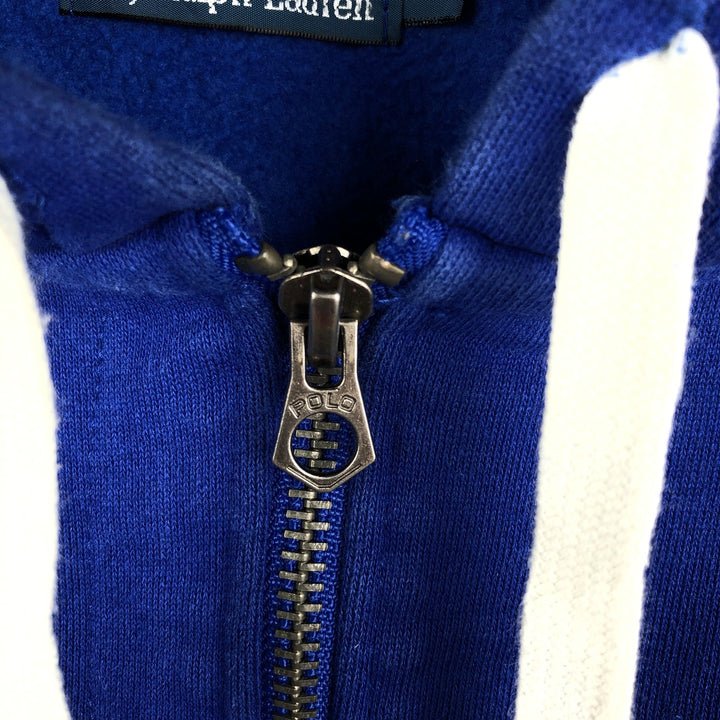 Ralph Lauren POLO by Ralph Lauren Sweat Full Zip Hoodie Men's XL cotton blue type Vintage Second Hand