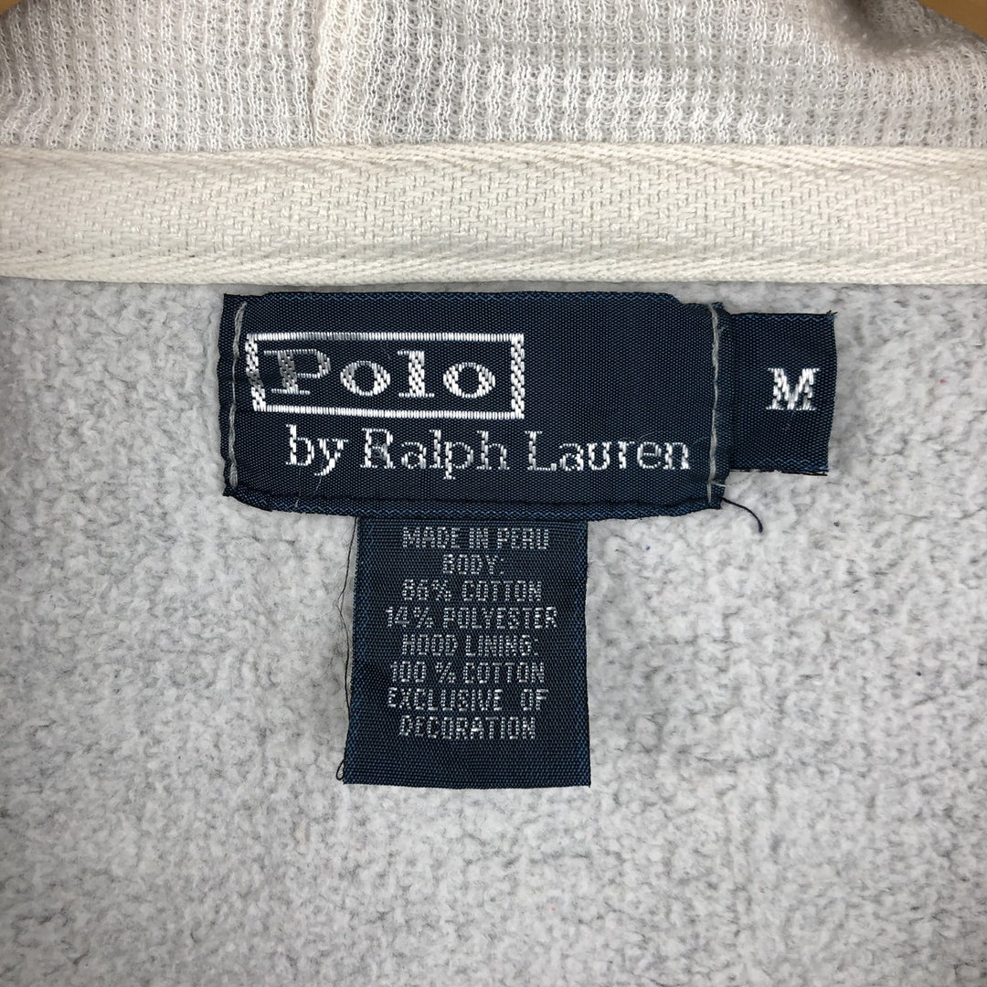Ralph Lauren POLO by Ralph Lauren Sweat Full Zip Hoodie Men's M cotton gray type Vintage Second Hand