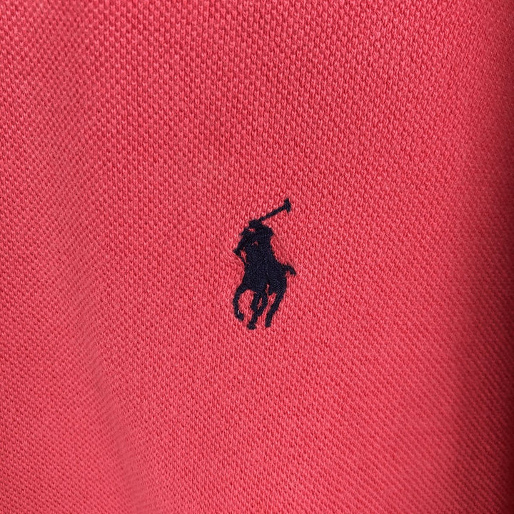 Ralph Lauren POLO by Ralph Lauren Pique Full-Zip Hoodie, Men's Size L cotton red type Vintage Second Hand