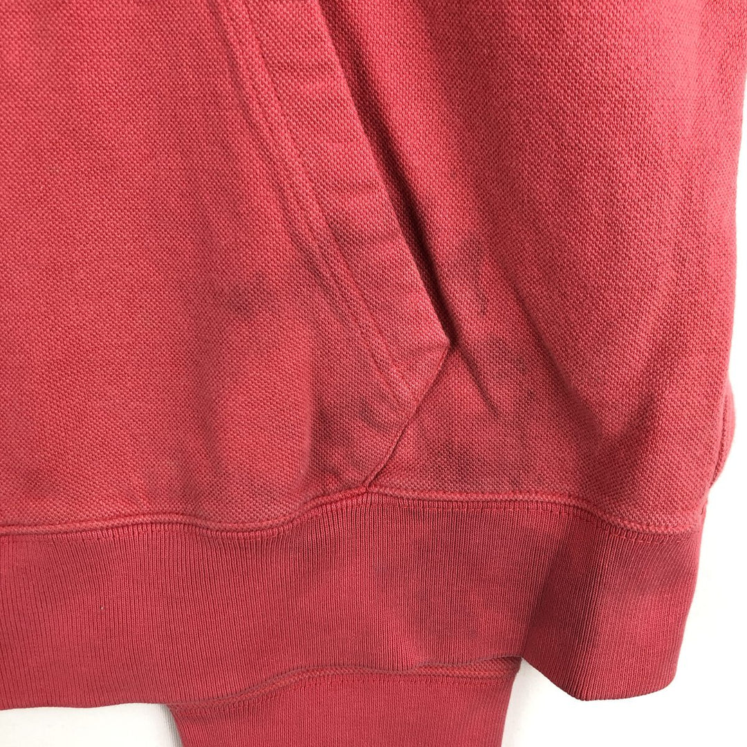Ralph Lauren POLO by Ralph Lauren Pique Full-Zip Hoodie, Men's Size L cotton red type Vintage Second Hand