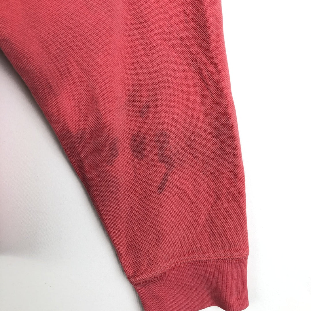 Ralph Lauren POLO by Ralph Lauren Pique Full-Zip Hoodie, Men's Size L cotton red type Vintage Second Hand