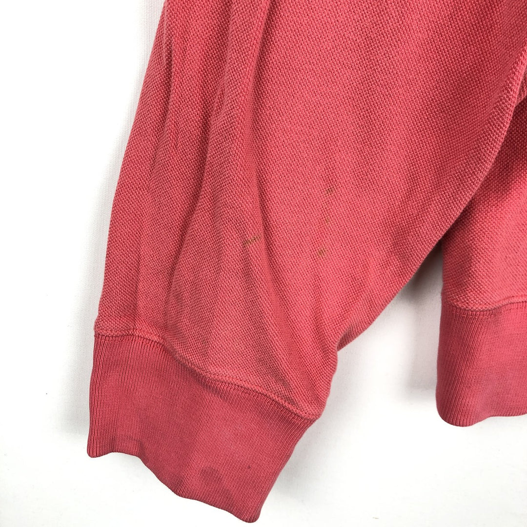 Ralph Lauren POLO by Ralph Lauren Pique Full-Zip Hoodie, Men's Size L cotton red type Vintage Second Hand