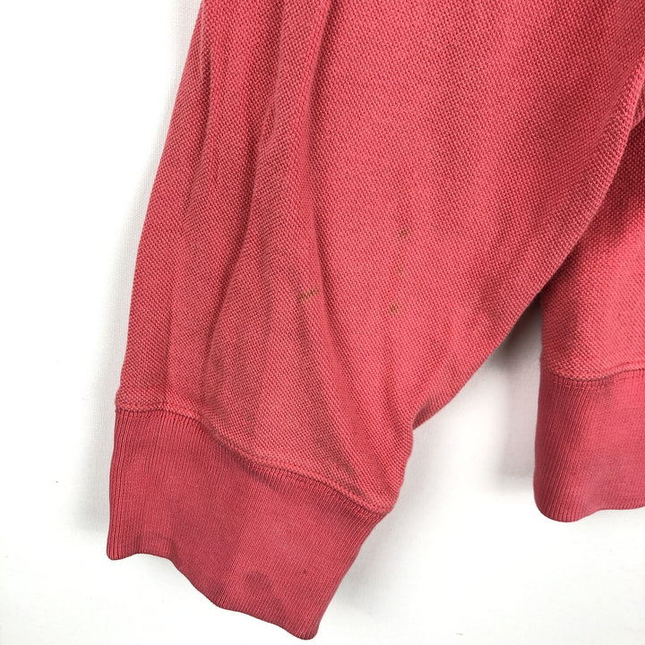 Ralph Lauren POLO by Ralph Lauren Pique Full-Zip Hoodie, Men's Size L cotton red type Vintage Second Hand