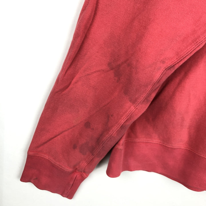 Ralph Lauren POLO by Ralph Lauren Pique Full-Zip Hoodie, Men's Size L cotton red type Vintage Second Hand