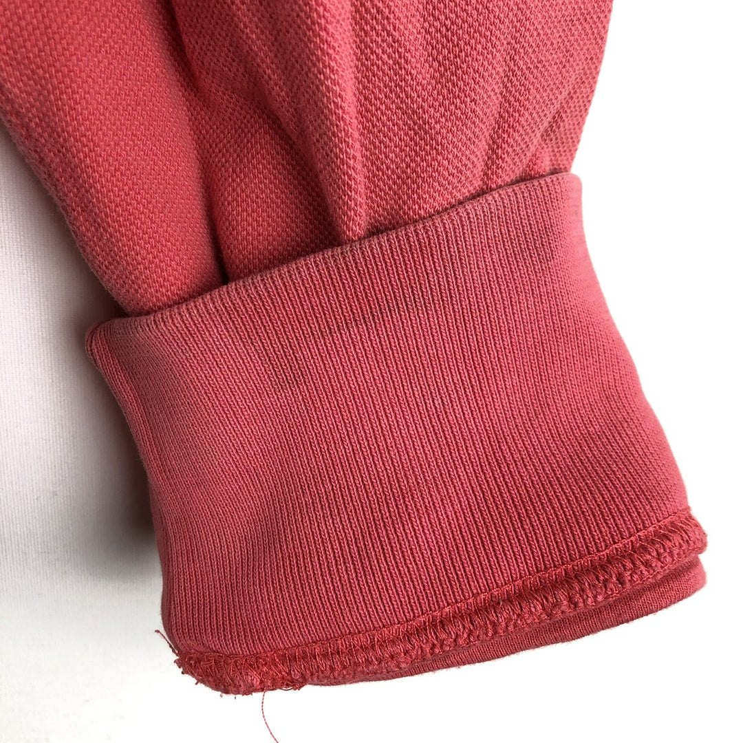 Ralph Lauren POLO by Ralph Lauren Pique Full-Zip Hoodie, Men's Size L cotton red type Vintage Second Hand