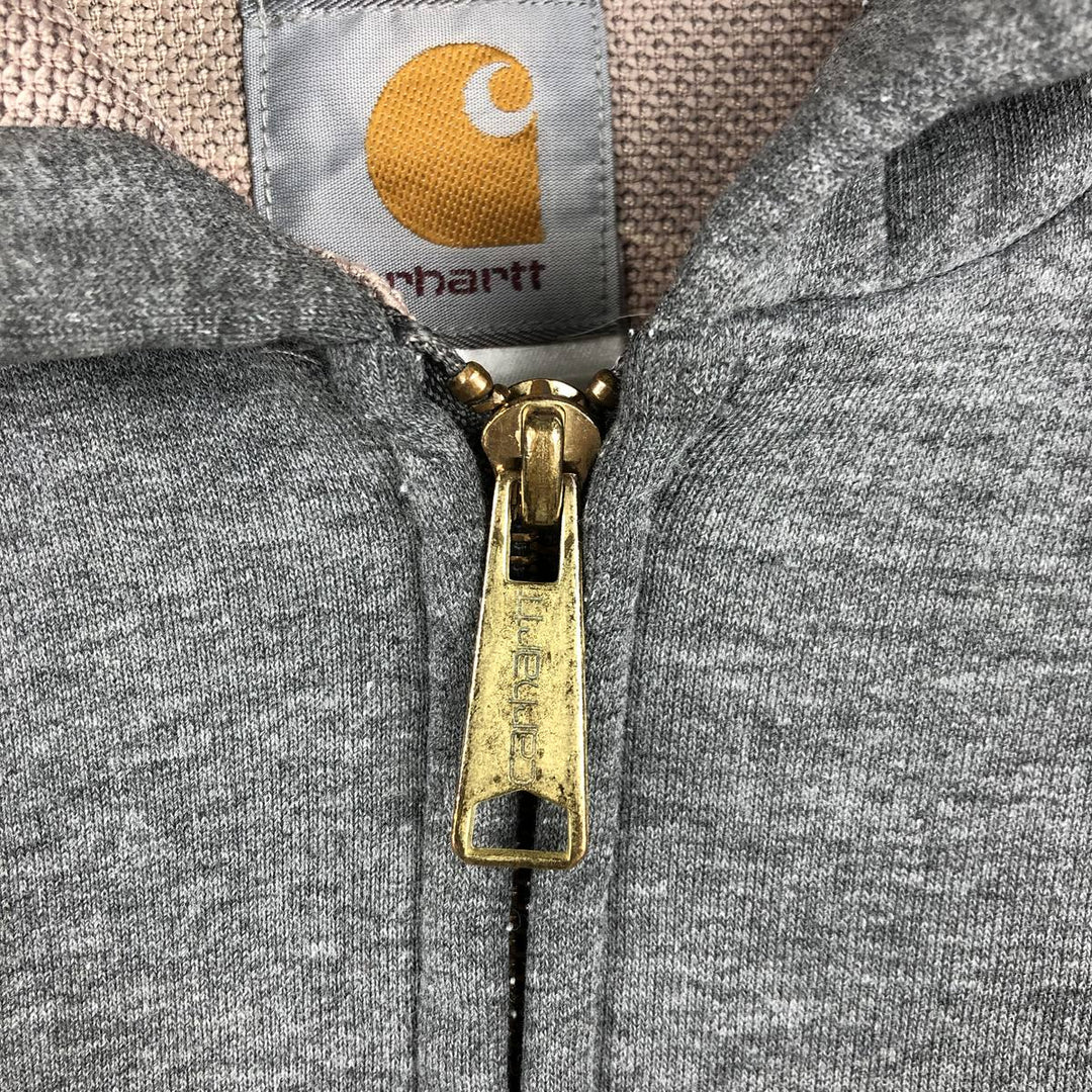 Carhartt Mesh Liner Sweat Full-Zip Hoodie, Men's Size L unclear gray type Vintage Second Hand