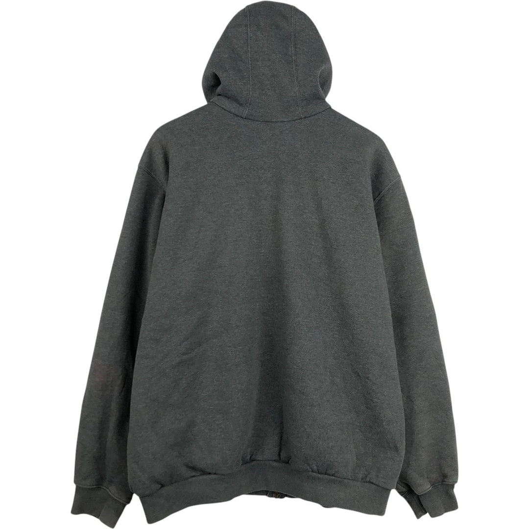 Carhartt Thermal Liner Sweat Full Zip Hoodie Men's L size cotton gray type Vintage Second Hand