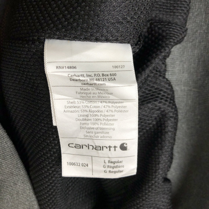 Carhartt Thermal Liner Sweat Full Zip Hoodie Men's L size cotton gray type Vintage Second Hand