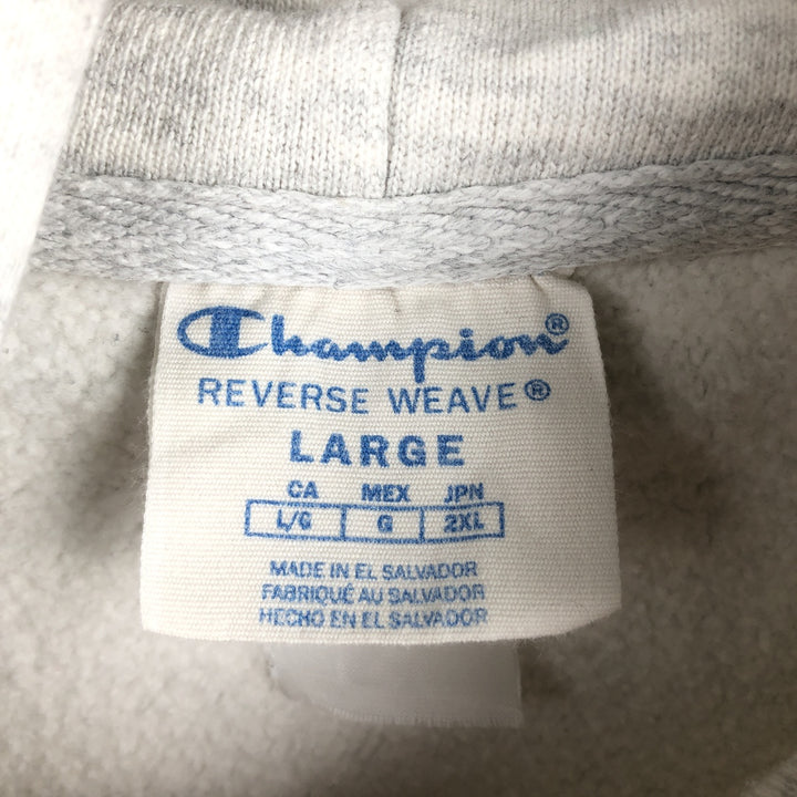 Champion REVERSE WEAVE Reverse Weave Sweat Pullover Hoodie Men's L size unclear white type Vintage Second Hand