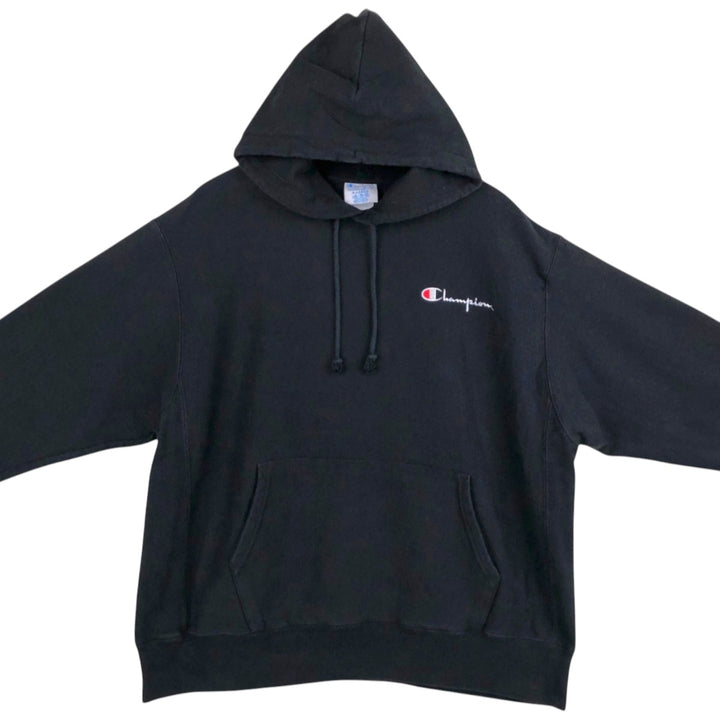 Champion REVERSE WEAVE Reverse Weave Sweat Pullover Hoodie Men's XL cotton black type Vintage Second Hand