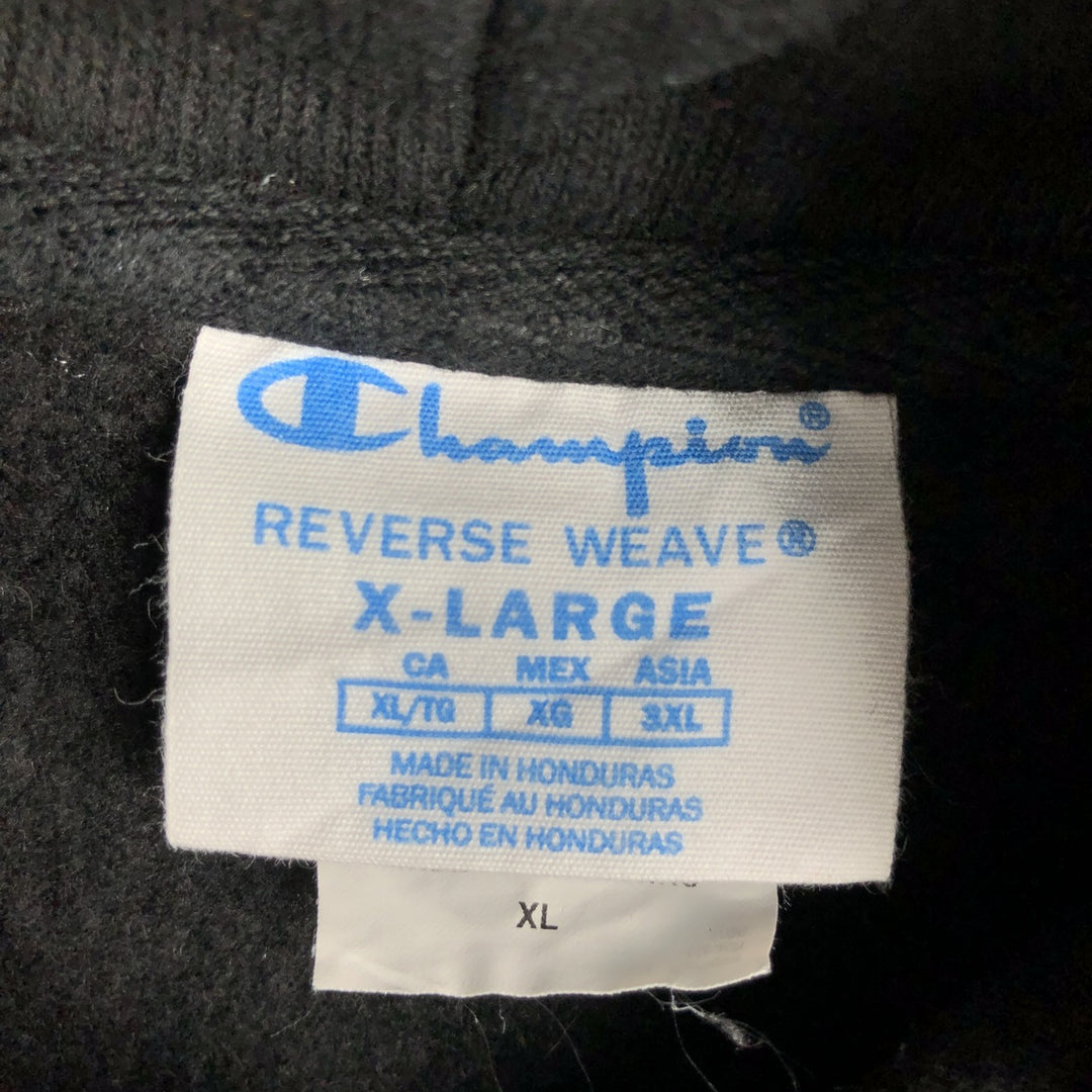 Champion REVERSE WEAVE Reverse Weave Sweat Pullover Hoodie Men's XL cotton black type Vintage Second Hand