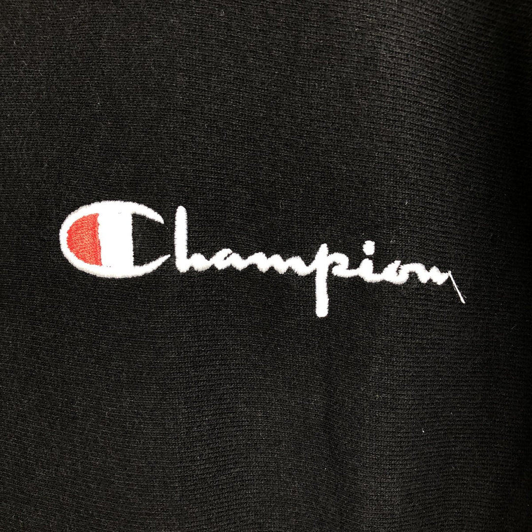 Champion REVERSE WEAVE Reverse Weave Sweat Pullover Hoodie Men's XL cotton black type Vintage Second Hand