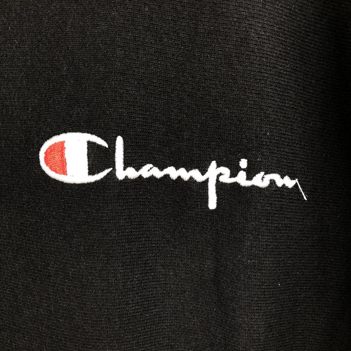 Champion REVERSE WEAVE Reverse Weave Sweat Pullover Hoodie Men's XL cotton black type Vintage Second Hand