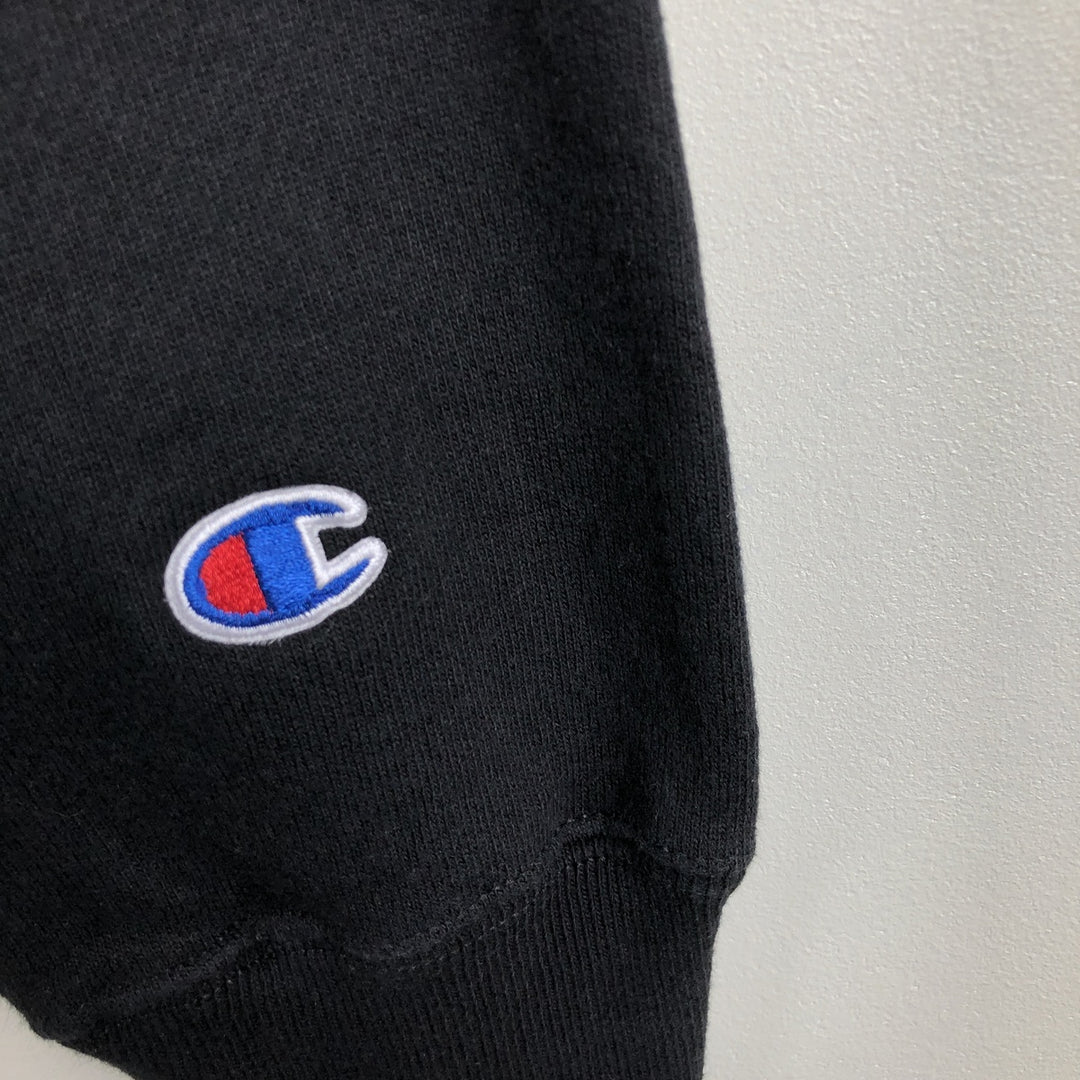 Champion REVERSE WEAVE Reverse Weave Sweat Pullover Hoodie Men's XL cotton black type Vintage Second Hand