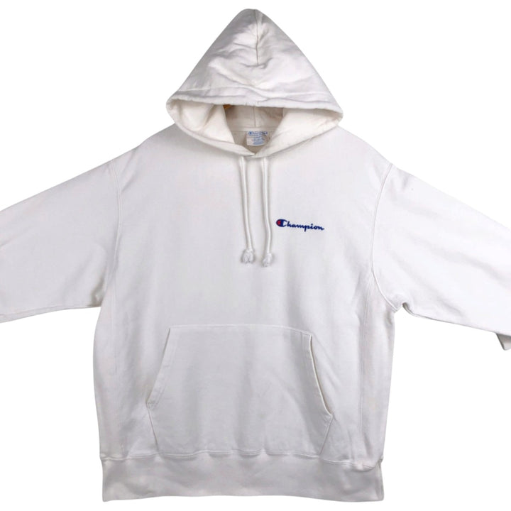 Champion REVERSE WEAVE Reverse Weave Sweat Pullover Hoodie Men's L size unclear white type Vintage Second Hand