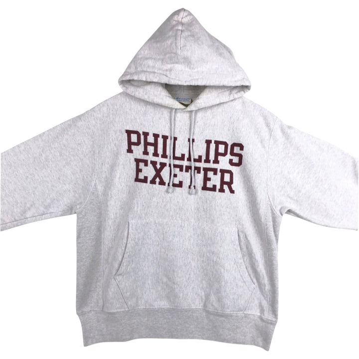 Champion REVERSE WEAVE Reverse Weave College Sweat Pullover Hoodie Men's M unclear white type Vintage Second Hand
