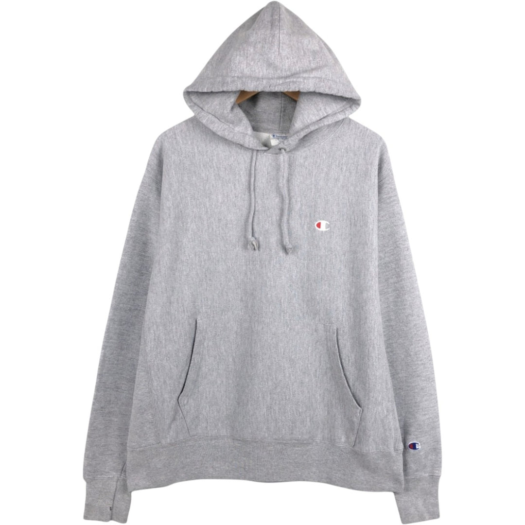 Champion REVERSE WEAVE Reverse Weave Sweat Pullover Hoodie Men's L size cotton gray type Vintage Second Hand