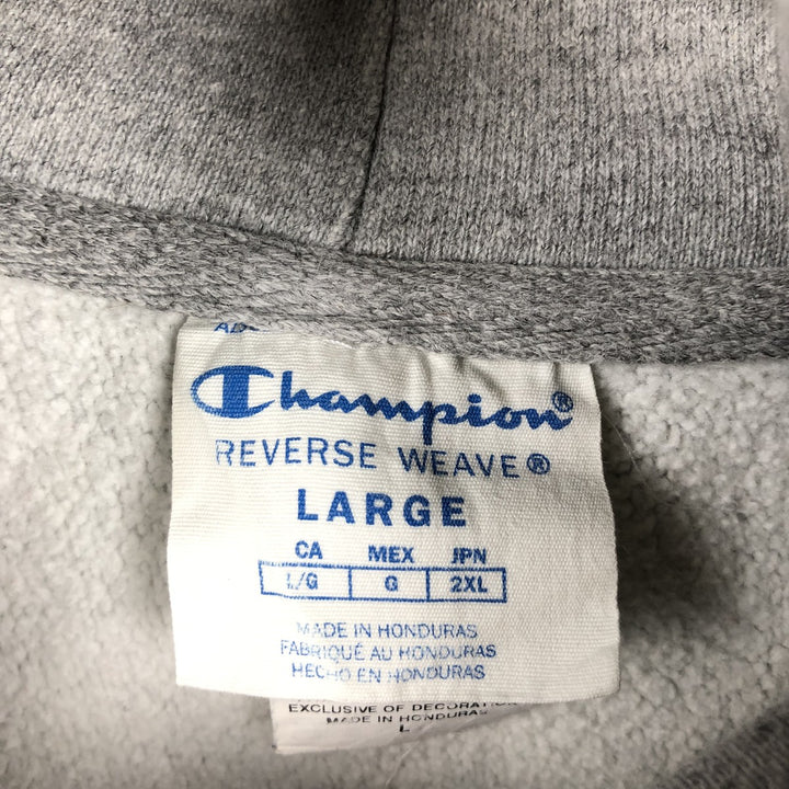 Champion REVERSE WEAVE Reverse Weave Sweat Pullover Hoodie Men's L size cotton gray type Vintage Second Hand