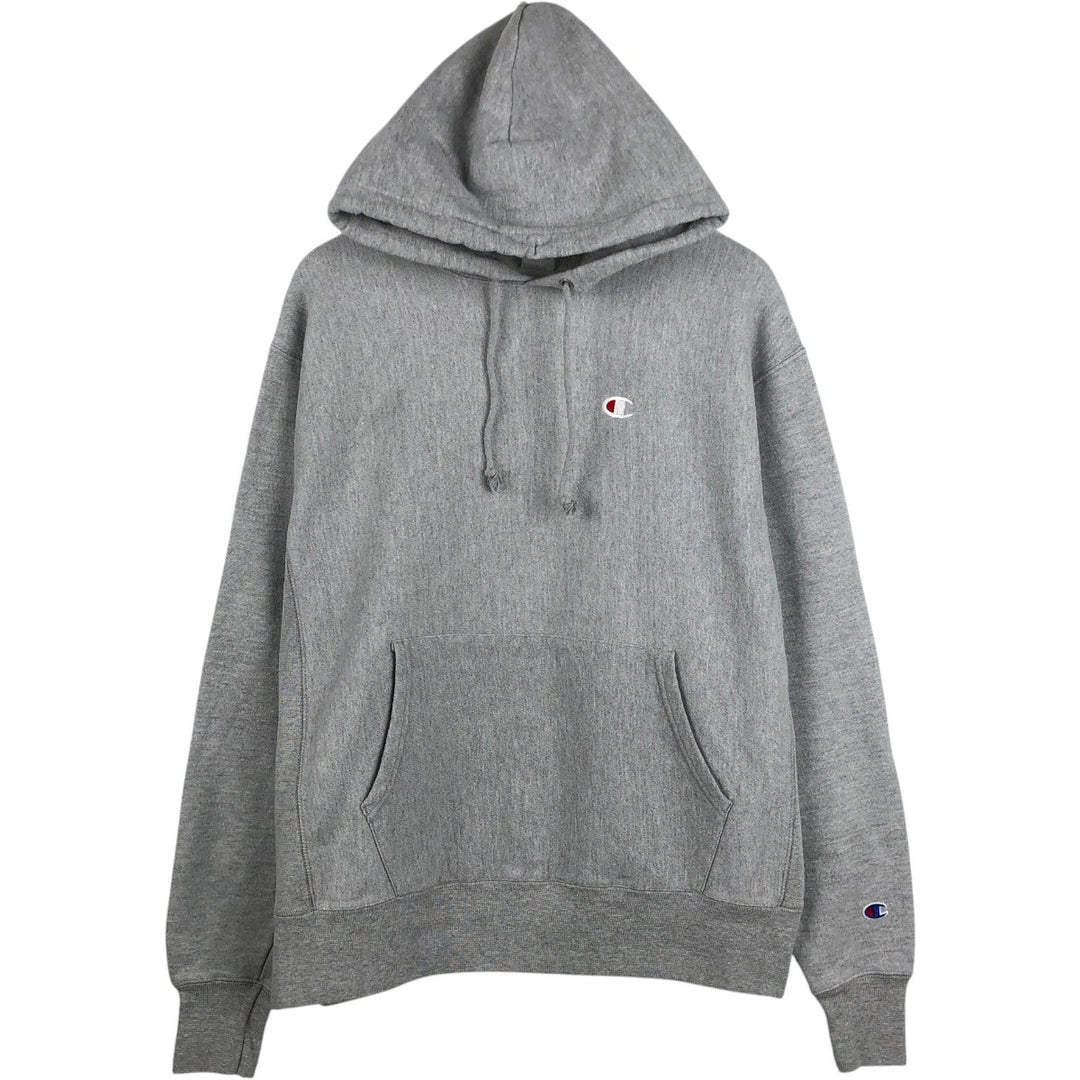 Champion REVERSE WEAVE Reverse Weave Sweat Pullover Hoodie Men's L size unclear gray type Vintage Second Hand