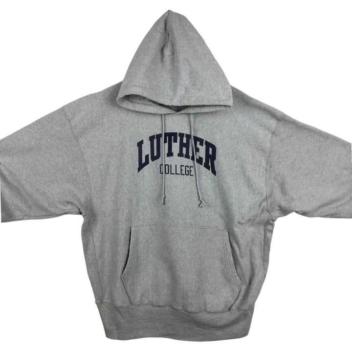 2000'S Champion Reverse Weave College Sweatshirt Pullover Hoodie, Men's XXL equivalent. unclear gray type Vintage Second Hand