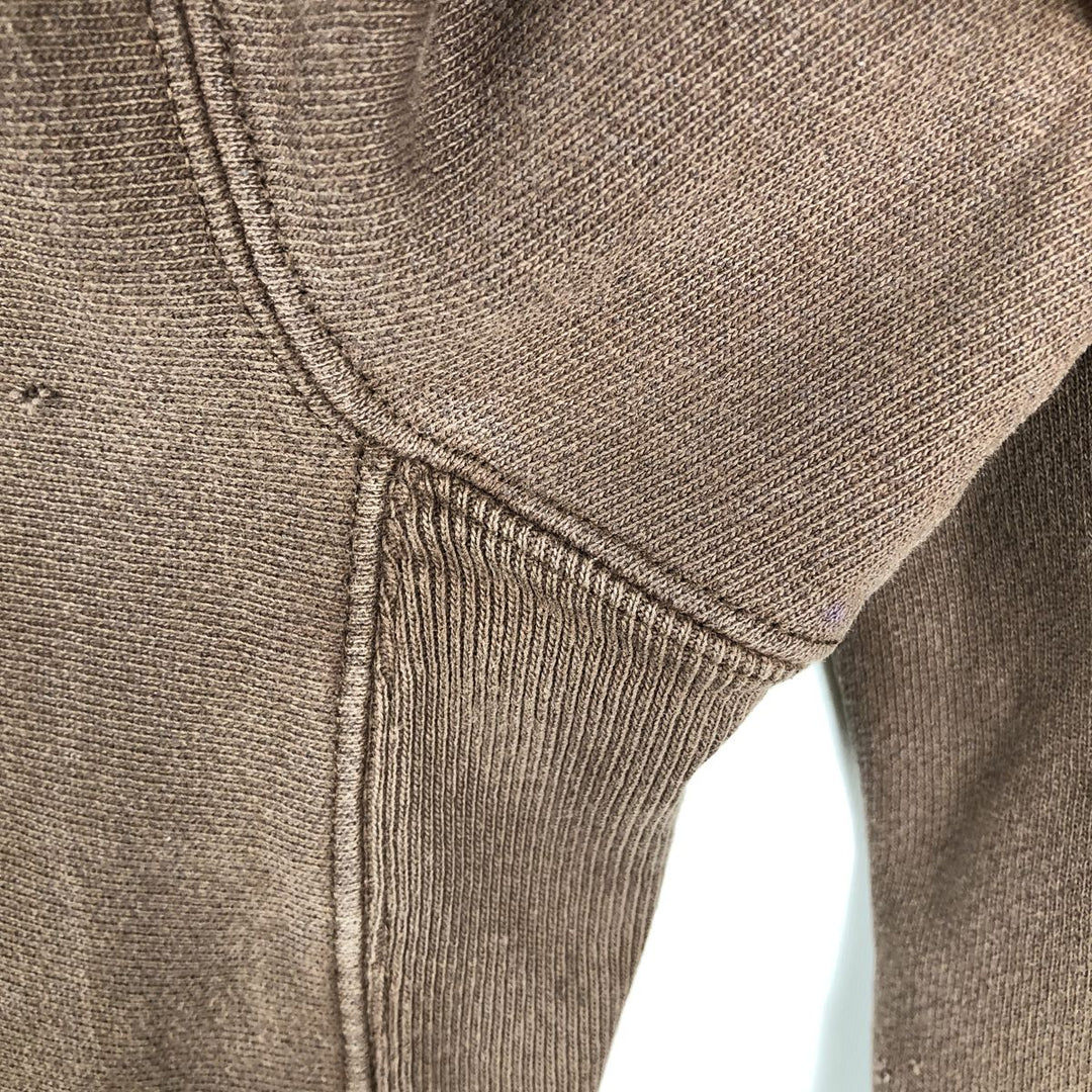 2000'S Champion PREMIUM REVERSE WEAVE Premium Reverse Weave Sweatshirt Pullover Hoodie, Men's Size L cotton brown type Vintage Second Hand