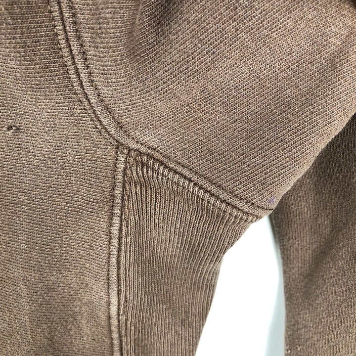 2000'S Champion PREMIUM REVERSE WEAVE Premium Reverse Weave Sweatshirt Pullover Hoodie, Men's Size L cotton brown type Vintage Second Hand