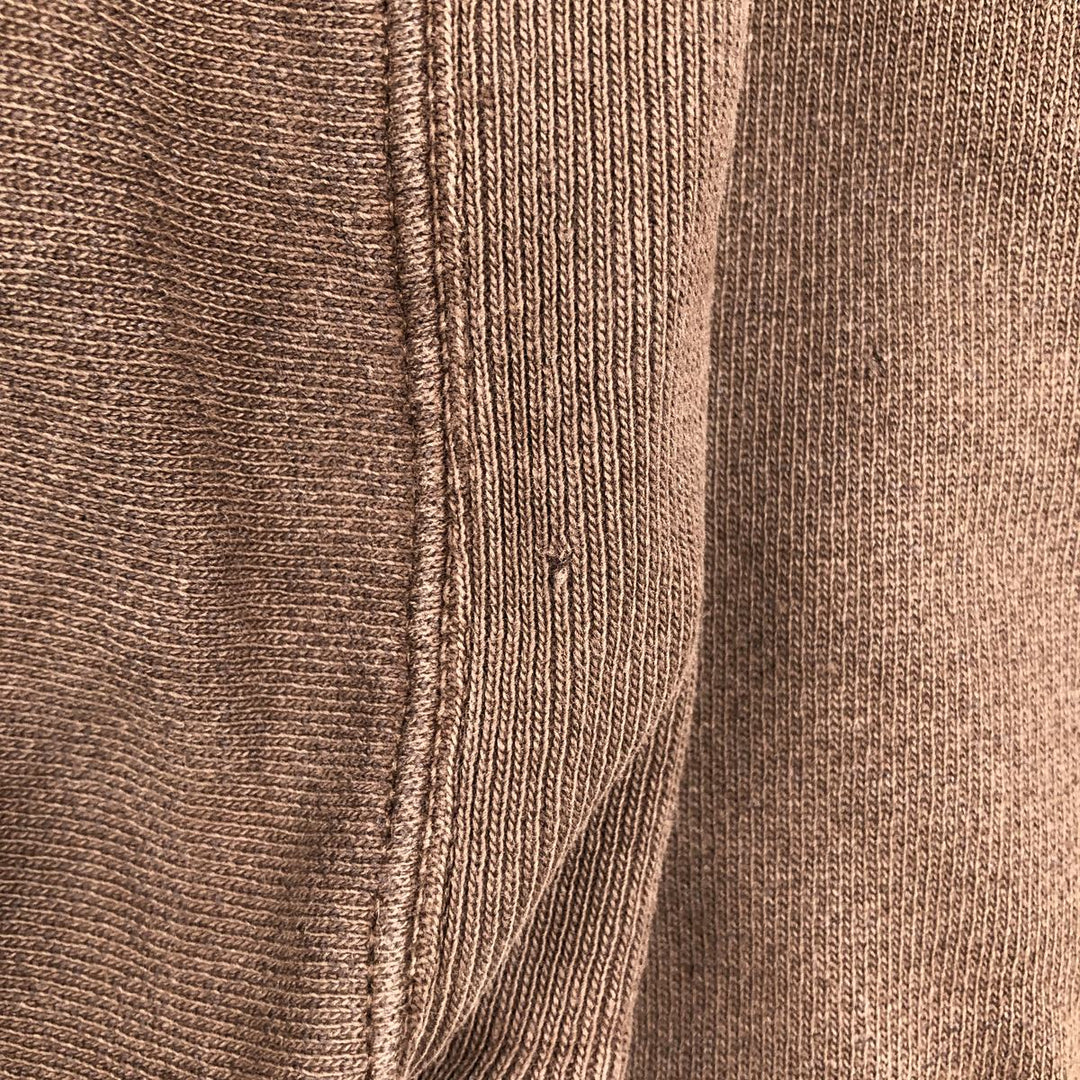 2000'S Champion PREMIUM REVERSE WEAVE Premium Reverse Weave Sweatshirt Pullover Hoodie, Men's Size L cotton brown type Vintage Second Hand
