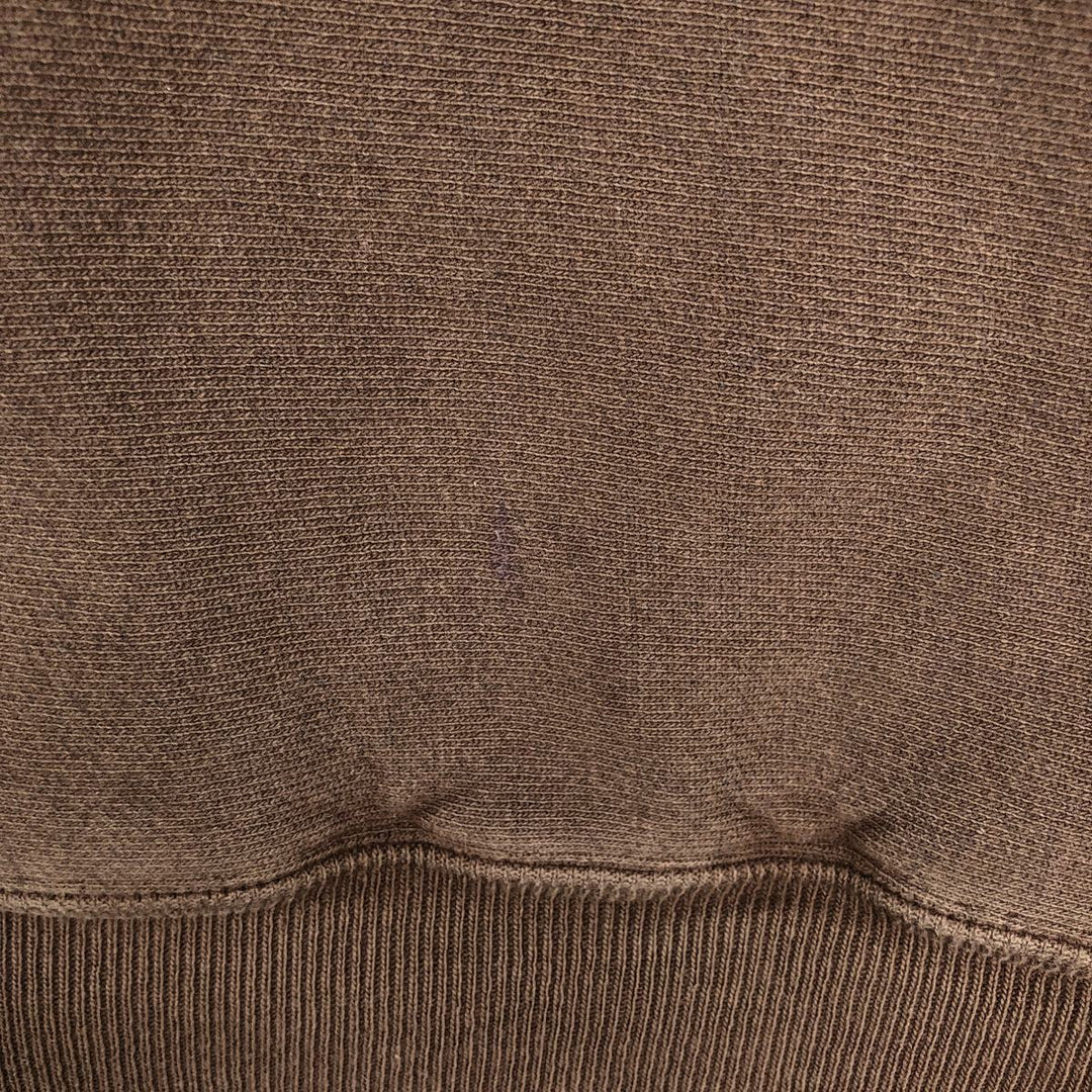 2000'S Champion PREMIUM REVERSE WEAVE Premium Reverse Weave Sweatshirt Pullover Hoodie, Men's Size L cotton brown type Vintage Second Hand