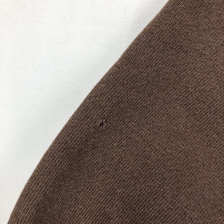 2000'S Champion PREMIUM REVERSE WEAVE Premium Reverse Weave Sweatshirt Pullover Hoodie, Men's Size L cotton brown type Vintage Second Hand