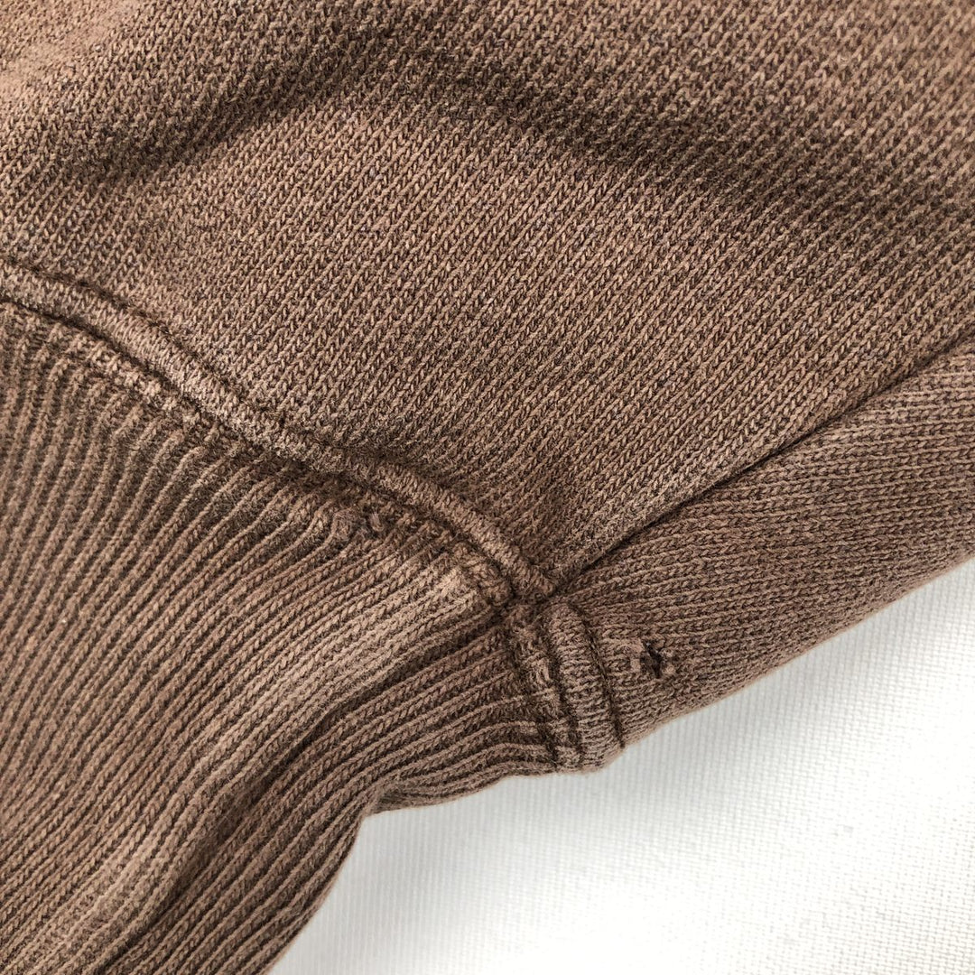 2000'S Champion PREMIUM REVERSE WEAVE Premium Reverse Weave Sweatshirt Pullover Hoodie, Men's Size L cotton brown type Vintage Second Hand