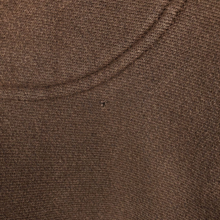 2000'S Champion PREMIUM REVERSE WEAVE Premium Reverse Weave Sweatshirt Pullover Hoodie, Men's Size L cotton brown type Vintage Second Hand