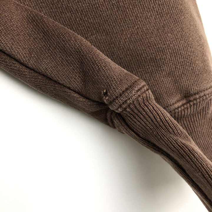 2000'S Champion PREMIUM REVERSE WEAVE Premium Reverse Weave Sweatshirt Pullover Hoodie, Men's Size L cotton brown type Vintage Second Hand