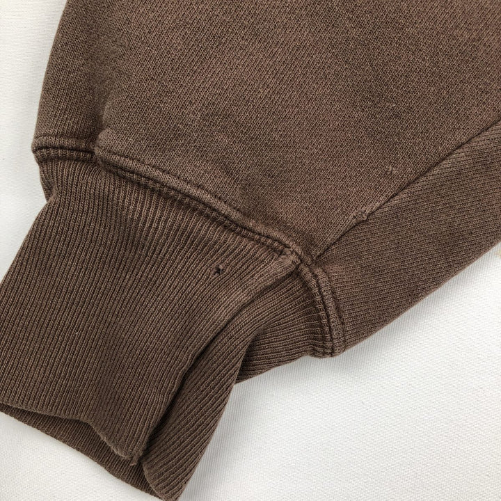 2000'S Champion PREMIUM REVERSE WEAVE Premium Reverse Weave Sweatshirt Pullover Hoodie, Men's Size L cotton brown type Vintage Second Hand