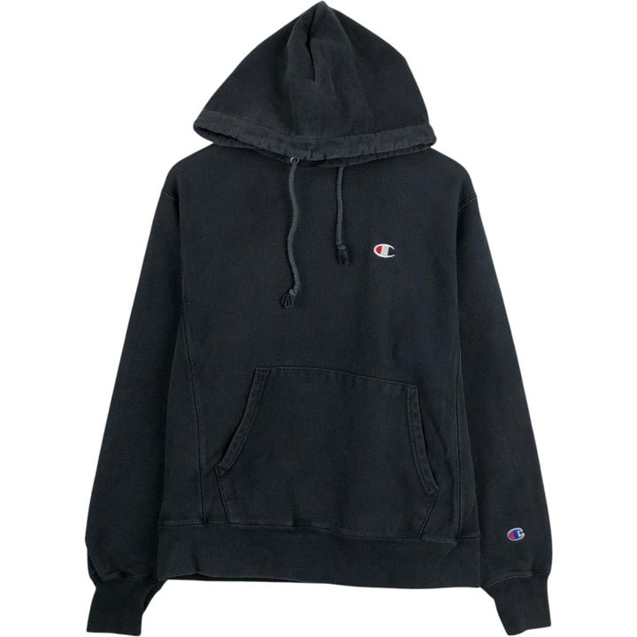 Champion REVERSE WEAVE Reverse Weave Sweat Pullover Hoodie Men's M cotton black type Vintage Second Hand