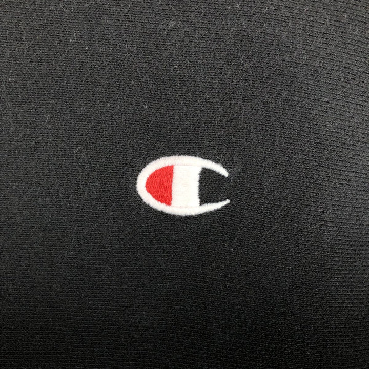 Champion REVERSE WEAVE Two-Tone Sweatshirt Pullover Hoodie (Men's Size L) cotton black type Vintage Second Hand
