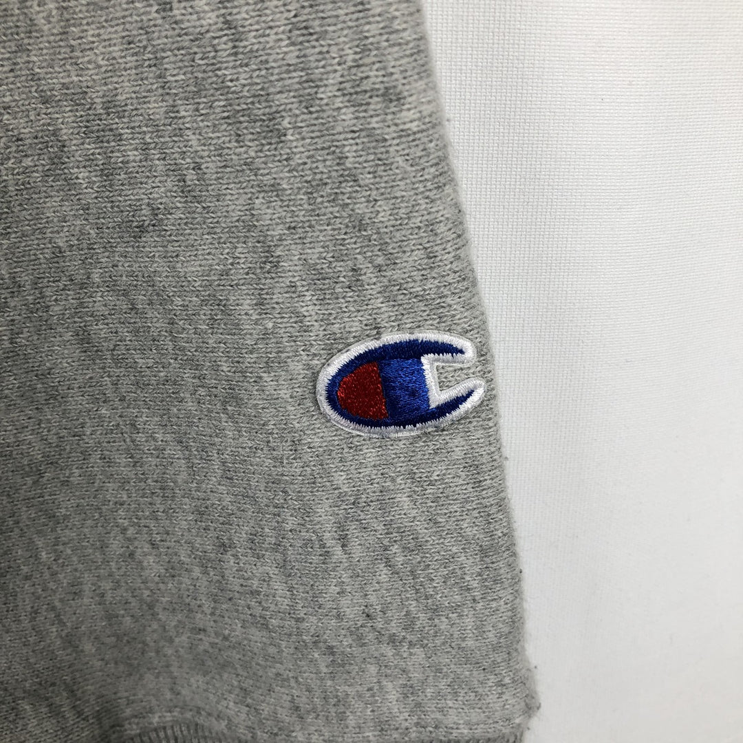 Champion REVERSE WEAVE Two-Tone Sweatshirt Pullover Hoodie (Men's Size L) cotton black type Vintage Second Hand