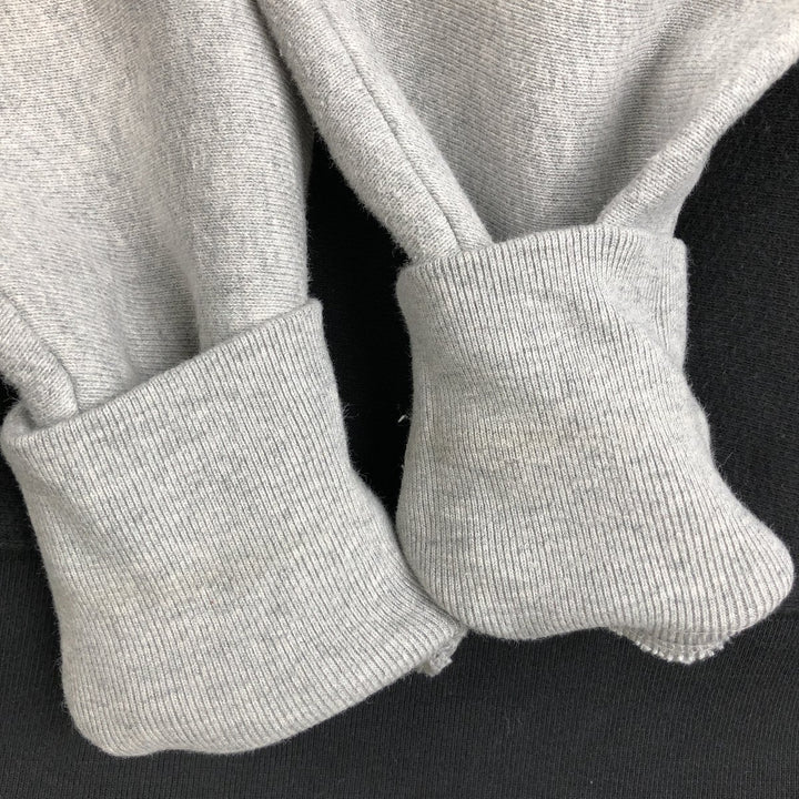 Champion REVERSE WEAVE Two-Tone Sweatshirt Pullover Hoodie (Men's Size L) cotton black type Vintage Second Hand