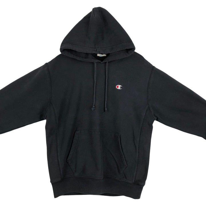 Champion REVERSE WEAVE Reverse Weave Sweat Pullover Hoodie Men's L size cotton black type Vintage Second Hand