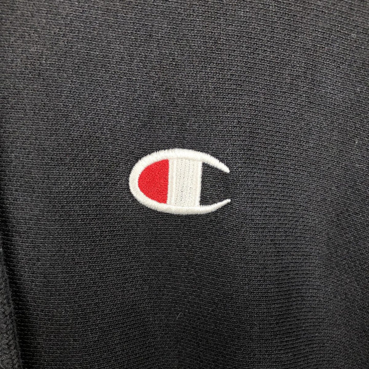 Champion REVERSE WEAVE Reverse Weave Sweat Pullover Hoodie Men's L size cotton black type Vintage Second Hand
